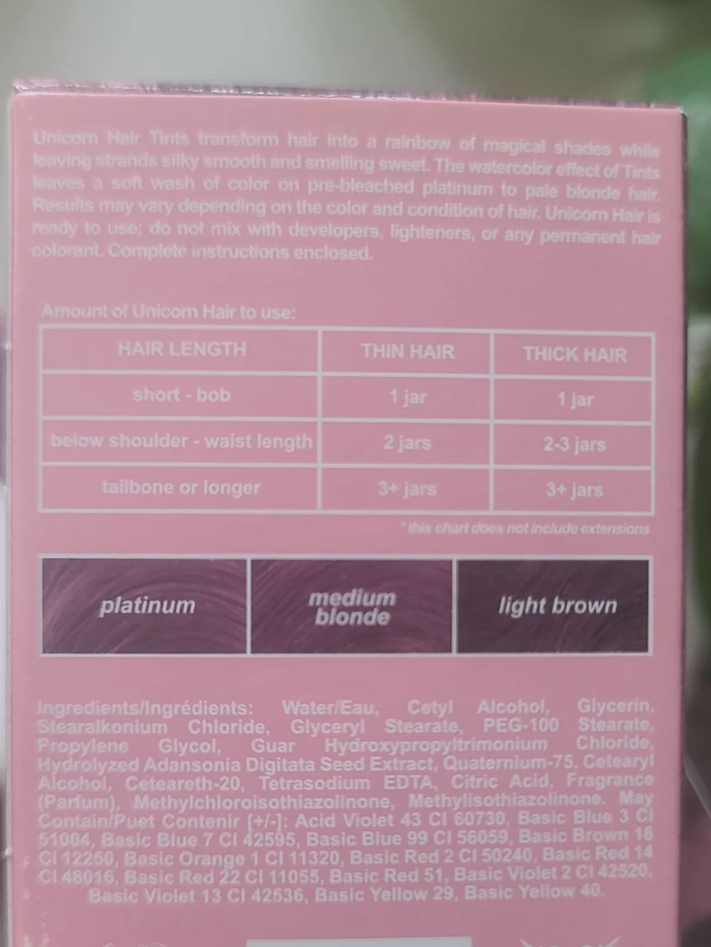 Lime Crime Unicorn Hair Tint